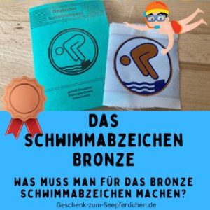 Was muss man für das Bronze Schwimmabzeichen machen? [Info]