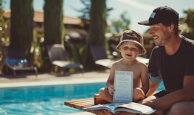 Erinnerungsbuch als Geschenk Seepferdchen Moment